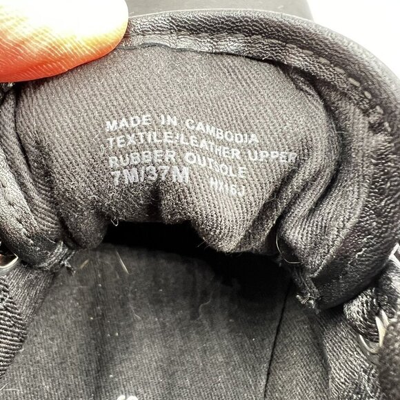 Michael Kors Womens 7M MK Logo City Sneakers Blk Silver Canvas Shoe Jacquard New - Picture 10 of 15